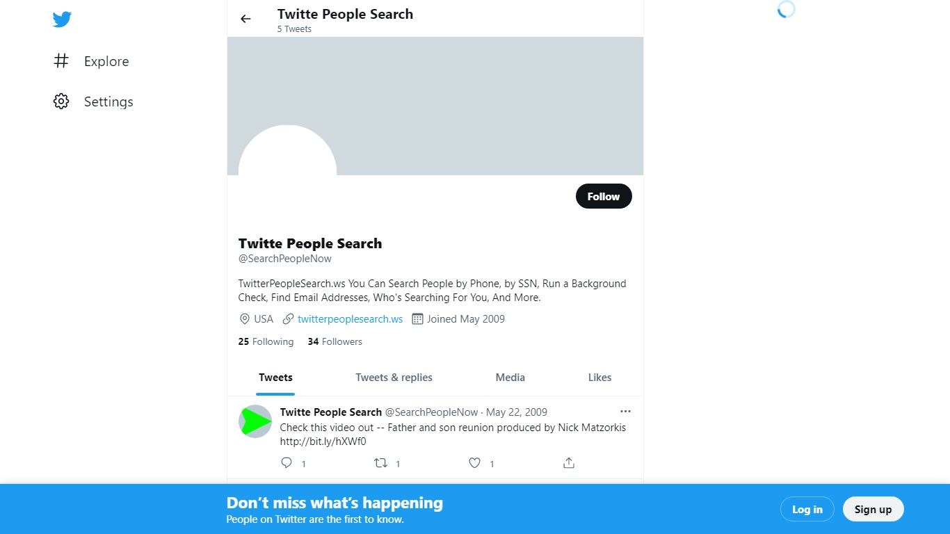 Twitte People Search (@SearchPeopleNow) | Twitter